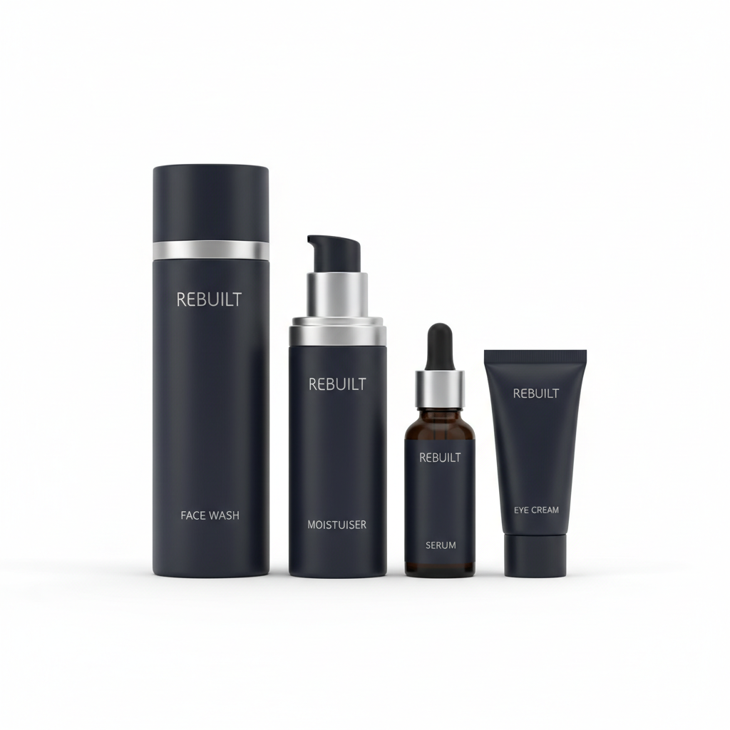 The Rebuilt Complete Recovery System – Men's 4-Step Skincare Kit