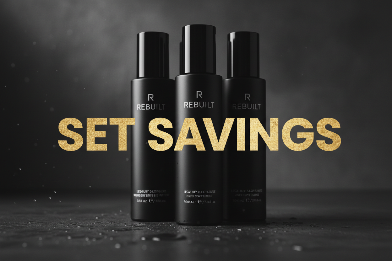 The Rebuilt Complete Recovery System – Men's 4-Step Skincare Kit