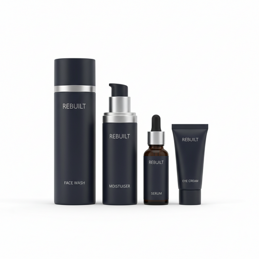 The Rebuilt Complete Recovery System – Men's 4-Step Skincare Kit